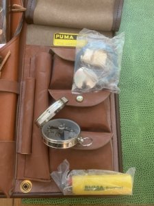 Puma Knife: Puma 1977 Very Rare 1st Generation 52 6392 Survival Knife Kit