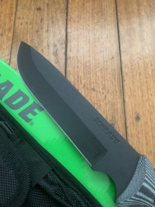 Schrade Knife: Schrade SCHF37M Drop Point Knife With Black Tactical Sheath