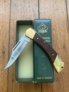 Puma Rare Model 965 Deer Hunter 1995 Folding Lock Knife Serial #25591