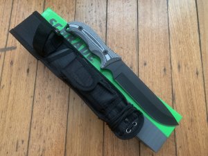 Schrade Knife: Schrade SCHF37M Drop Point Knife With Black Tactical Sheath