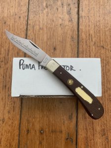 Puma 1972 Prospector Model 667 Single Blade Folding Knife with Jacaranda Handle #20271
