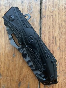 Boker Plus Automat Kalashnikov 11 Tiger Stripe Tanto Folding Knife