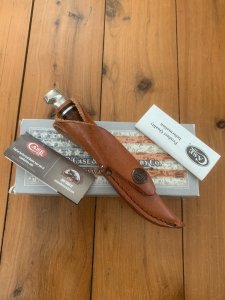 CASE USA Small Hunter Caping Knife with Leather Sheath