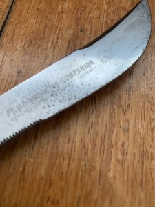 Puma Knife: Puma 6394 Rare Original 1977 Hunters Companion with Jacaranda Handle