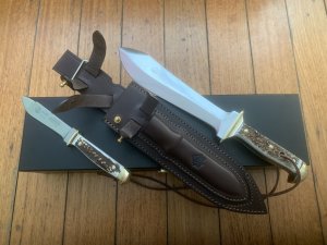 Puma Knife: 2024 Puma Waidbesteck Set (Waidblatt and Nicker) twin knife set
