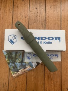Condor Tool & Knife Company El Salvador Condor BushGlider Army Knife with Plastic Sheath
