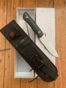 Real Steel Knives BushCraft Plus Set Knife with Nylon Sheath With Front Pouch