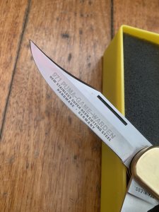 Puma Rare Model 971 Game Warden 1976 Saw and Blade Folding Knife with original box & Paperwork #97674