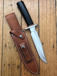 COLD STEEL Japanese made R1 Military Classic Knife with Leather Sheath