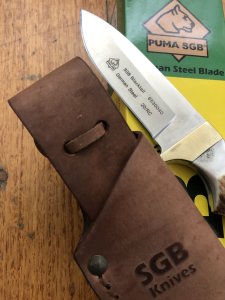 Puma Knife: Puma SGB BlackTail Knife with Stag Handle