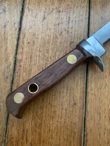Puma Knife: Puma 6394 Rare Original 1977 Hunters Companion with Jacaranda Handle