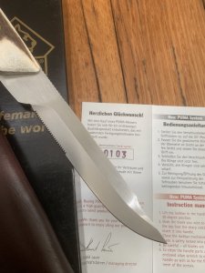 Puma Knife: Puma Original 2003 Buddy II Stag handled knife model 118384