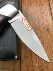 Puma Knife: Rare Puma Gentleman 24 0800 Folding Knife with Pakkawood Handle in Black Box