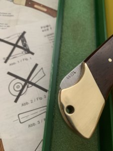 Puma Rare model 971 Game Warden 1970 Folding Lock Knife in box Serial Number 44074