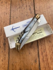 Laguiole French Made Circa 1980's 2 Piece Folding Knife Model #1004