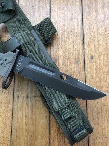 FOX KNIVES:  Fox SF-CC03 SPARTON DEFENDER Knife with Kydex & Webbing Sheath