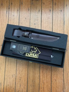 Puma Knife: Puma German Cougar Plumwood Knife in Original Wooden Box