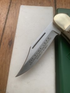 Puma Knife: Puma 1982 Rare model 895 Lord Folding Knife with Stag Handle Original Puma Box #18281