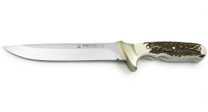 Puma Knife: Puma Limited Edition 113494 Model Wildtöter Handmade Knife with Stag Antler Handle