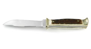 Puma Knife: Puma Jagdnicker nach Frevert 3587 Knife with Stag Antler Handle