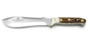 Puma Knife: Puma 116009 White Hunter 240 Knife with Stag Antler Handle