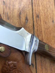 Puma Knife: Puma Original 1969 Model 6399 Light Jacaranda  White Hunter in original sheath