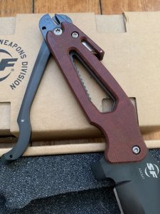 SureFire Knives EW-06 DELTA Rescue/Tactical Multi-Use Boxed Fixed Blade Knife