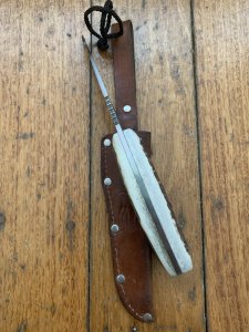 Puma Knife: Puma 2009 Pro Hunter Gut Hook Knife with Stag Handle & German Sheath