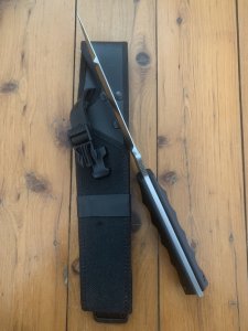 Puma Knife: Puma Rare Early 1st Edition Huntac TAC 1 Tactical Tanto Survival Knife