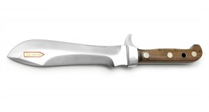 Puma Knife: Puma  Current Model Automesser Plumwood Handle White Hunter Knife