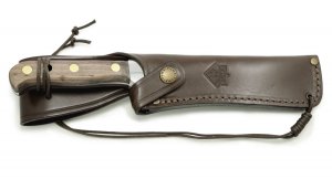 Puma Knife: Puma  Current Model Automesser Plumwood Handle White Hunter Knife