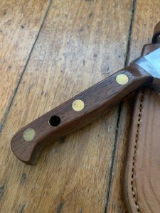 Puma Knife: Very Rare Puma 6382 Original 1980 Trail Guide with Jacaranda Wood Handle