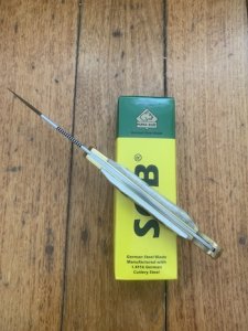 Puma SGB Knife: Puma 2023 SGB Warden Stag Handle Folding Pocket Knife