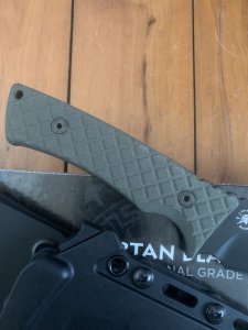 SPARTON KNIVES Machai Knife with Green Handle & Tactical Kydex Sheath