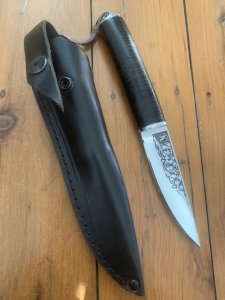 Kizlyar Knife: Kizlyar Beautiful crafted Russian Patterned Hand Made Knife