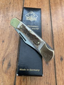 Puma Knife: Puma Earl Folding Knife with Stag Antler Handle 2015/DBW