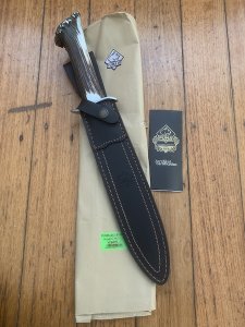 Puma Knife: Puma IP El Game Boar & Deer Hunter with Stag Antler Handle