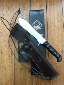 Puma Knife: Puma Special Oryx Edition White Hunter with Brown Leather Sheath