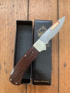 Puma Knife: Puma 2014 4 Star Full Sized Folding Lock Knife with Cocobolo wood Handle