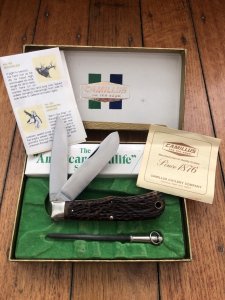 Camillus American Wildlife Series USA-Made Special Edition Bugling Elk knife in Gift Box