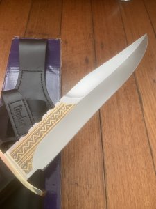 Linder YUKON Solingen Germany Big Bowie Knife