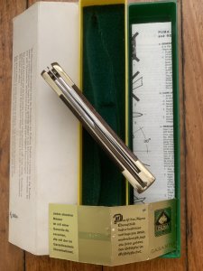 Puma Rare Model 972 Game Warden 1974 Twin Blade Folding Lock Knife with Box #45471