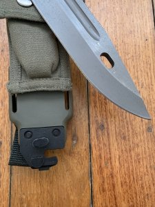 US M9 Bayonet Tactical Combat Knife with Sharpening Stone