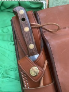 Puma Knife: Puma 1977 Very Rare 1st Generation 52 6392 Survival Knife Kit