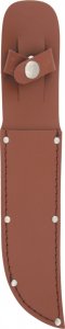Knife Sheath: Brown Leather Sheath - 6 inches