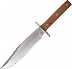 Linder Rehwappen Platterl Hard wood handle Bowie knife 7" Blade