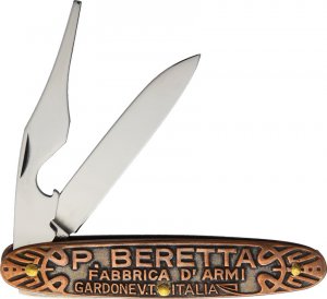 P.Beretta Folding Pen Knife with Bottle Opener.