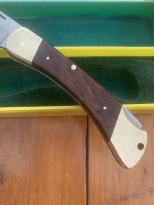 Puma Rare Model 965 Hoffritz Deer Hunter 1987 Folding Lock Knife In Original Box Serial # 43782