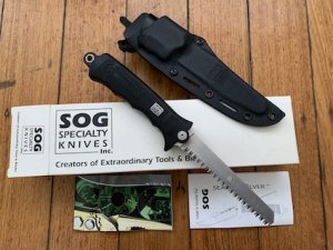 SOG Vintage Original SOG REV-7 SEAL-REVOLVER Knife in Kydex Sheath & Original Box