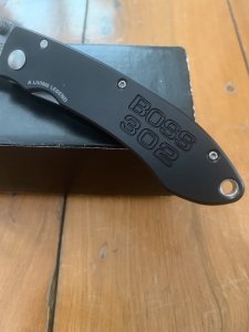 FORD 1969 MUSTANG BOSS 302 Collectors knife Made in the USA